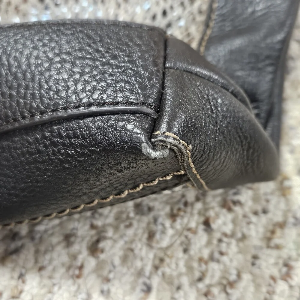 The Sak Leather Crossbody Snake Print Strap Adjustable Tote‎ Purse Shoulder Bag